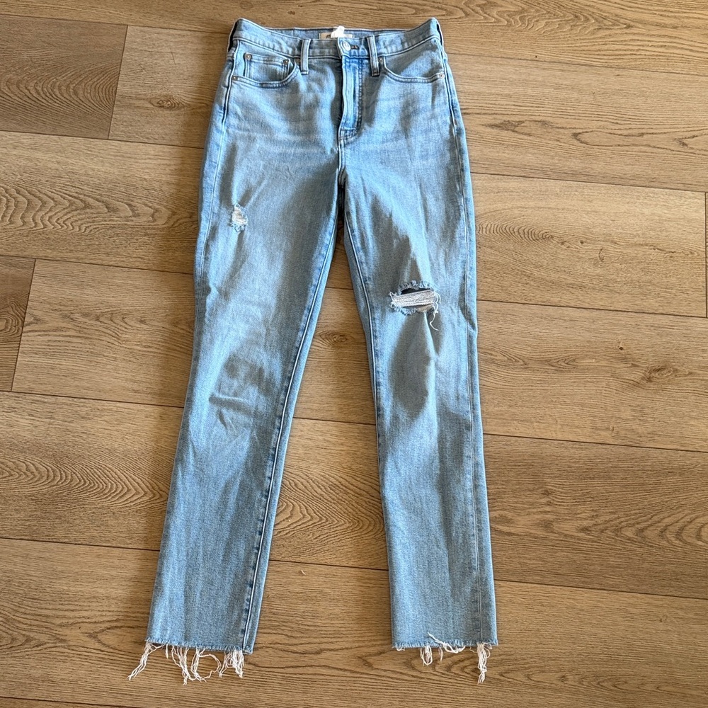 Madewell Light Blue Straight Leg Jeans